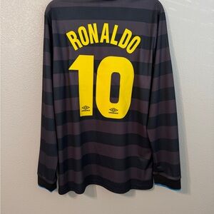 Vintage Inter Milan 1997/1998 Ronaldo third LS jersey